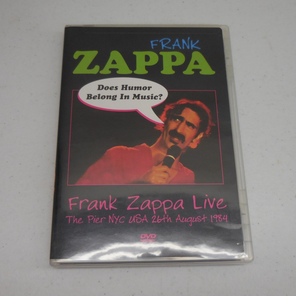 Frank Zappa Does Humor Belong In Music Live NYC 1984 DVD 724349090293 EMI